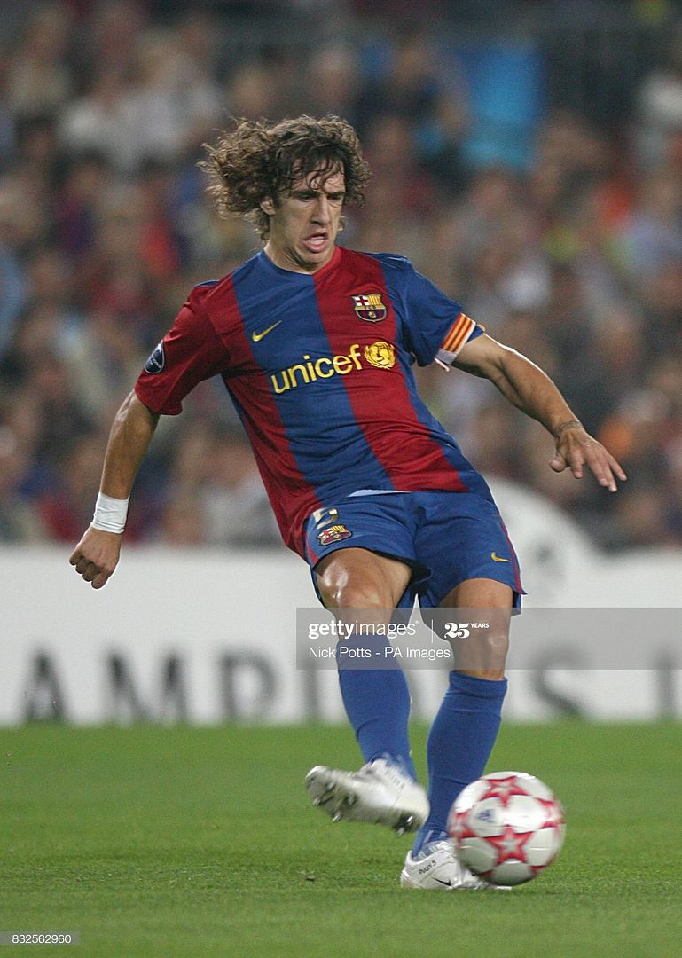 Barcelona 06/07 #5 PUYOL Homekit / Awaykit / 3rd Awaykit Nameset